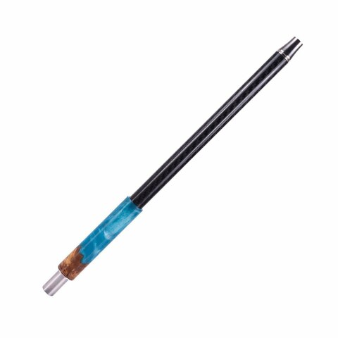 Shisha Mouthpiece - VYRO Penta Carbon Hybrid - Blue 30cm