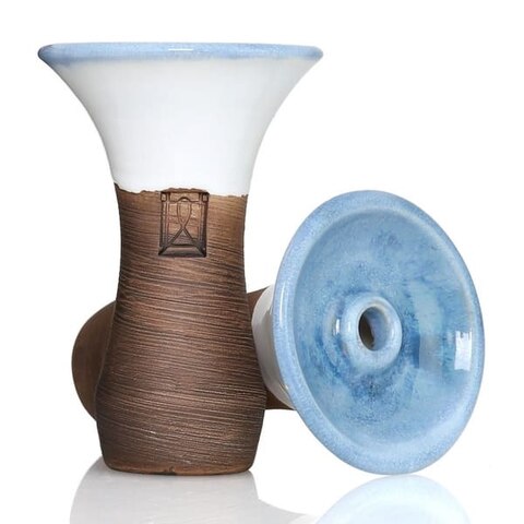 Shisha Bowl / Head Werkbund Evo (Deep) (White-Blue)