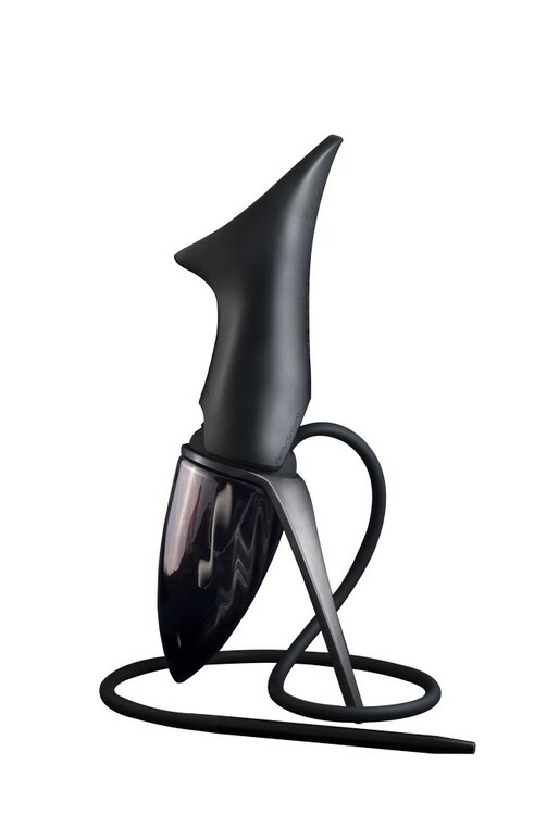 Hookah Anima ETERNAL BLACK, Black table stand