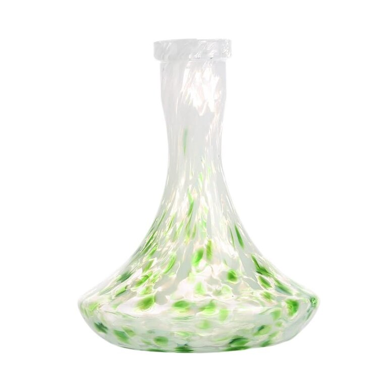 Shisha Flask Kite White and Green Crumb