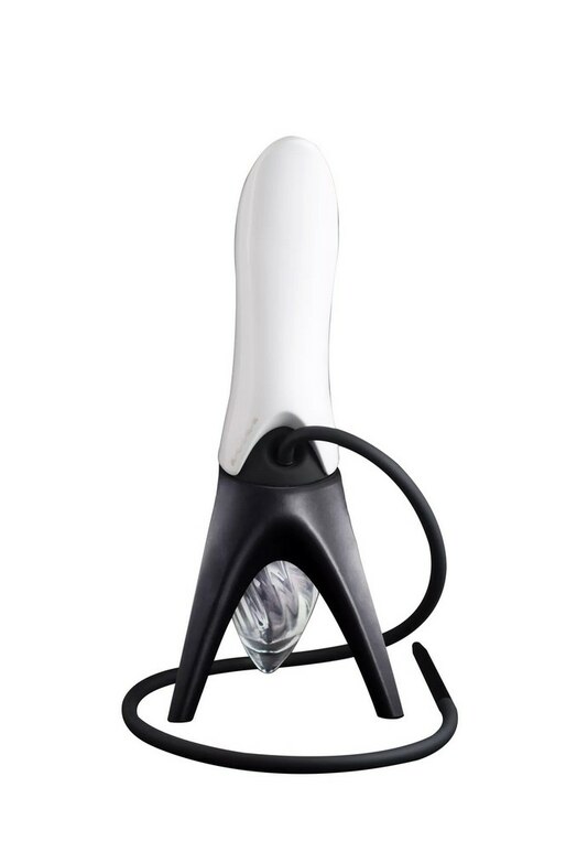 Hookah Anima WHITE, Black table stand 3