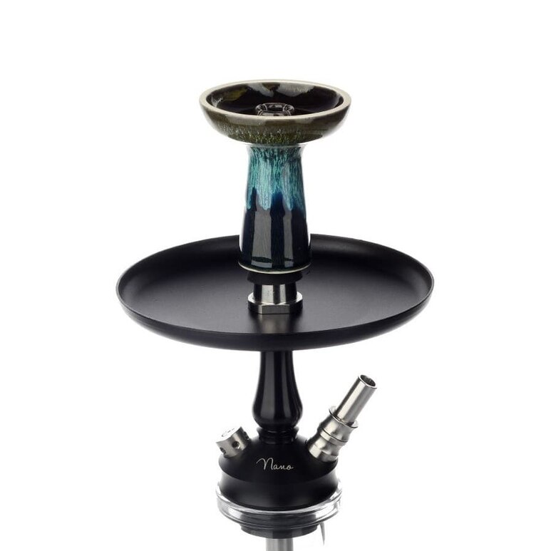 Russian Hookah Craft Gypsy Nano Black (Transparent Flask) 3