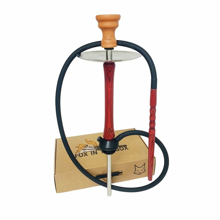 Hookah FOX Wood RED