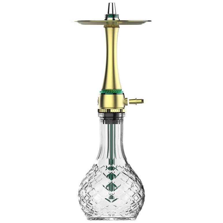 Russian Hookah Maxx Royal Emerald Gold 5