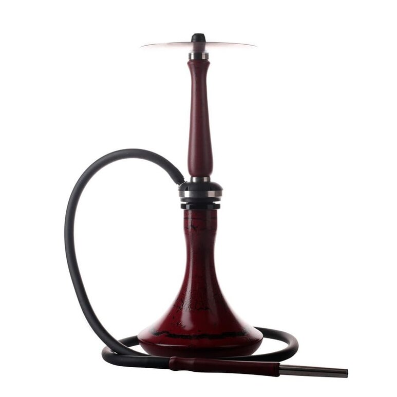 Hookah Werkbund Maverick 2.0 Cracle Red-Black (with Flask)