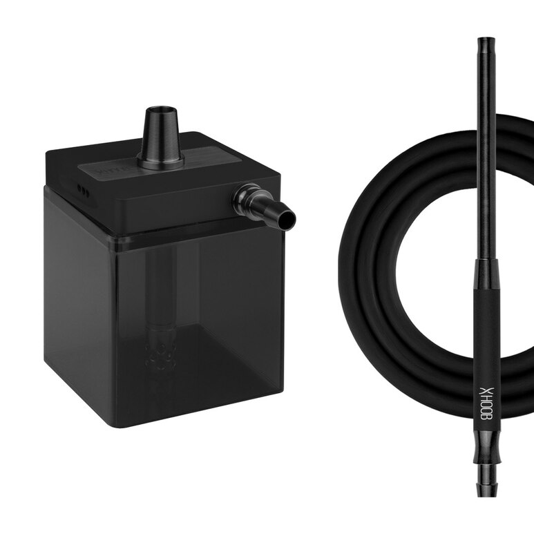 Hookah Hoob - subAtom (Black / Black components / Black Flask)