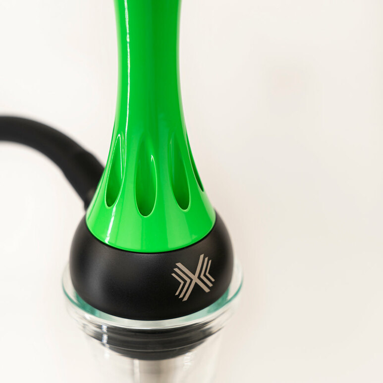 Russian Hookah Set - Alpha Hookah Model X Green Fluor 3