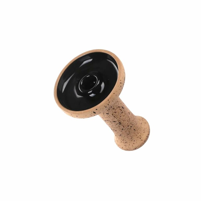 Shisha Bowl / Head Oblako MONO Phunnel L Glaze Top (Black-Beige)