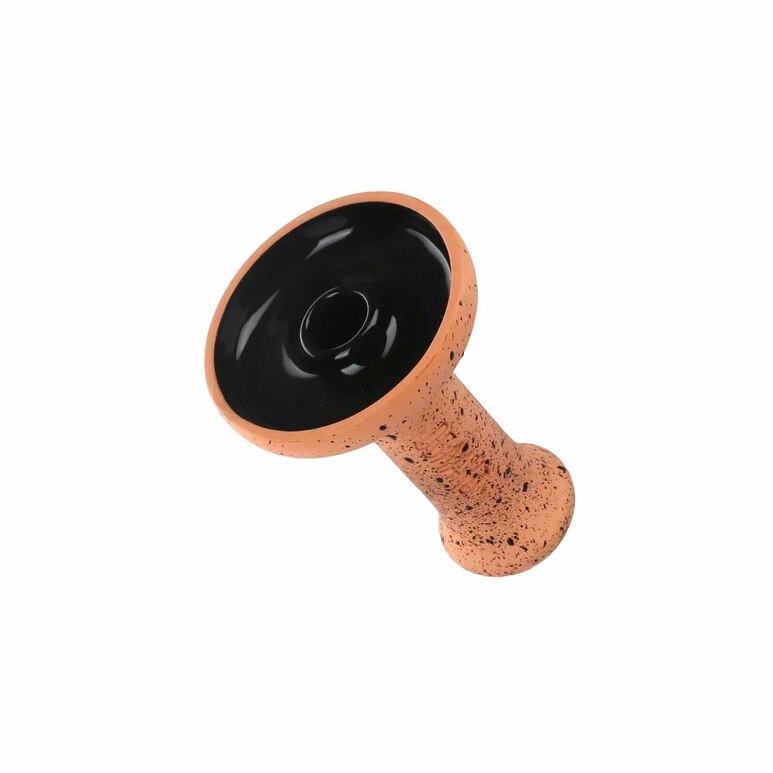 Shisha Bowl / Head Oblako MONO Phunnel L Glaze Top (Black-Orange)