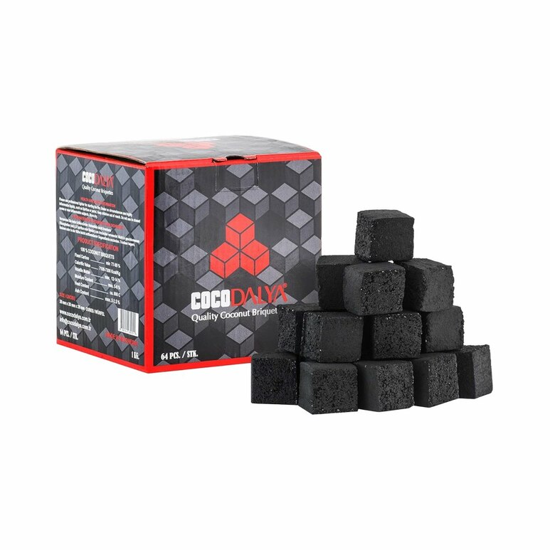 Shisha Charcoal Cocodalya 64 pcs - 1kg