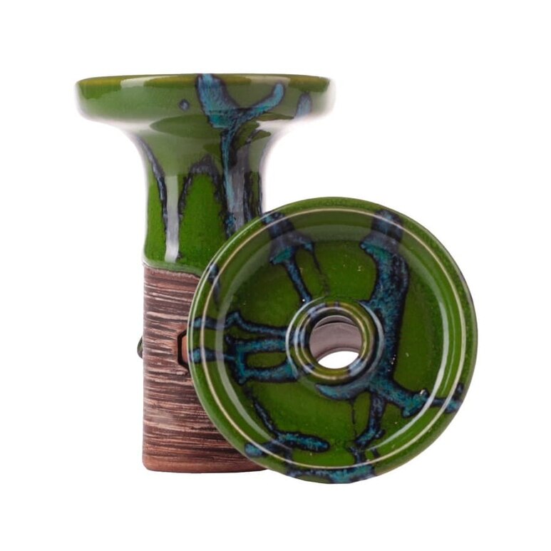 Shisha Head / Bowl Kolos Glaze Grown (138)