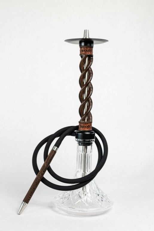 Hookah Snake Shisha Triple Spiral Wenge