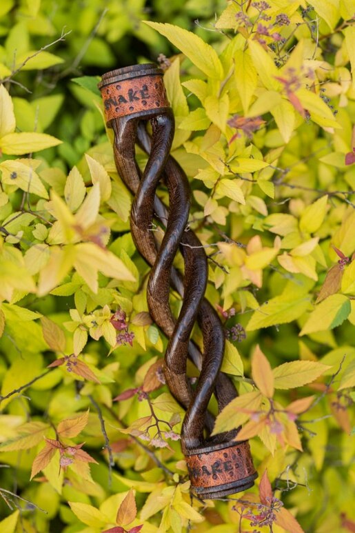 Hookah Snake Shisha Triple Spiral Wenge 5