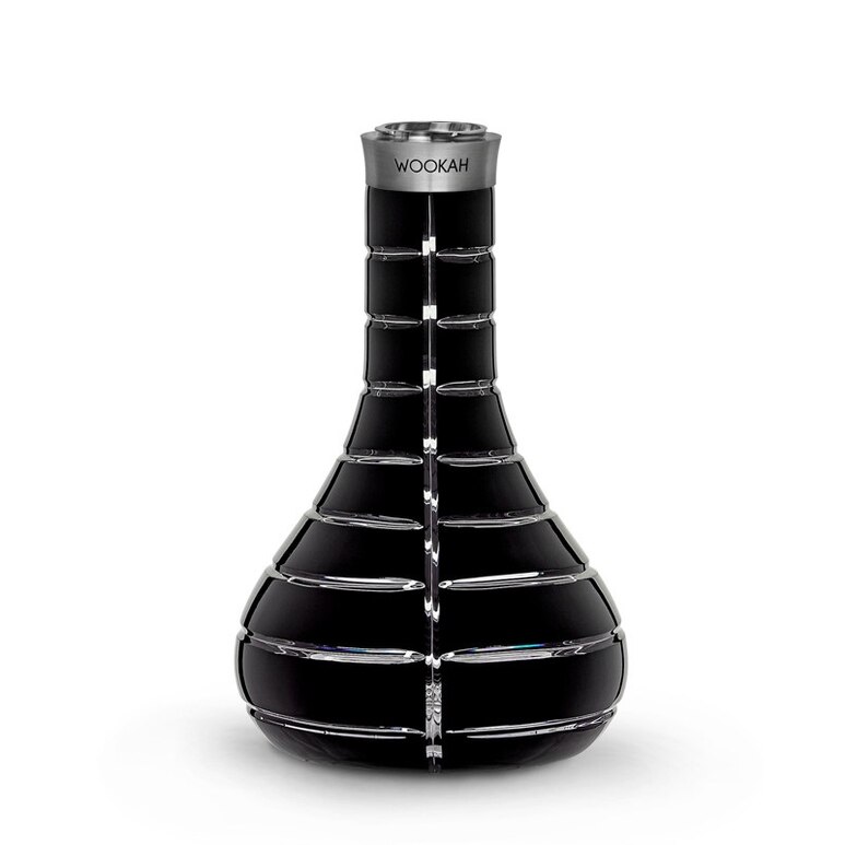 Hookah Wookah Flask Mastercut Striped Black