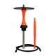 Alpha Hookah Model X Orange Fluor