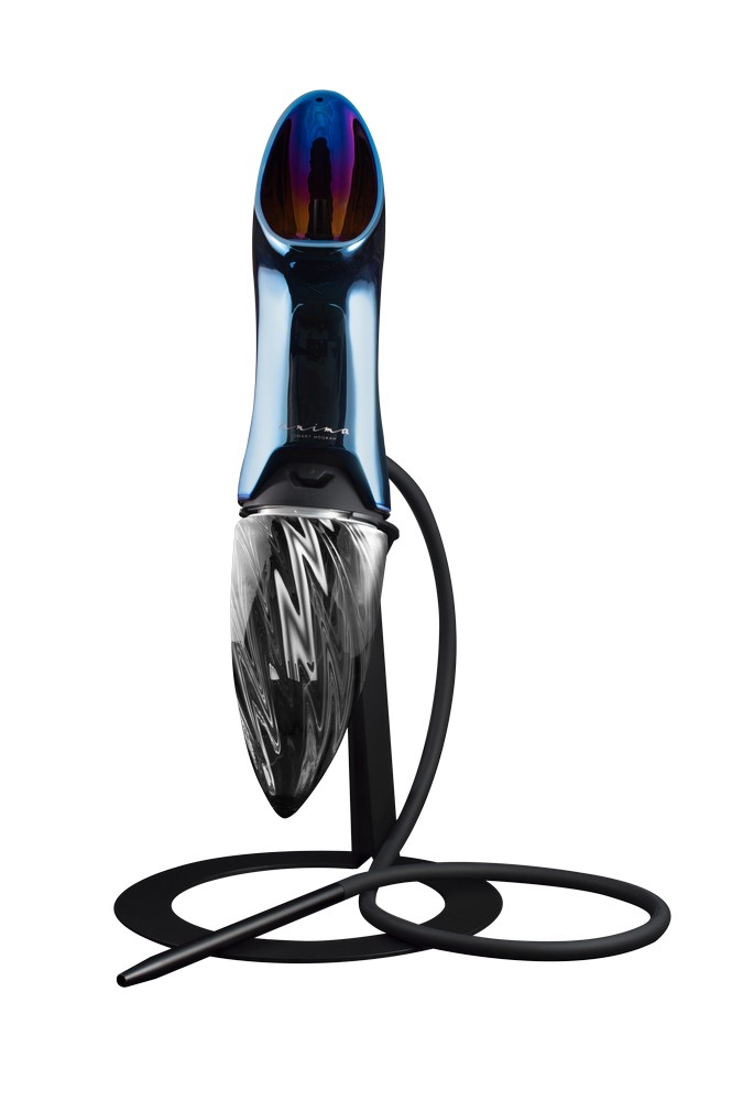 Hookah Anima BLUE, Black table stand