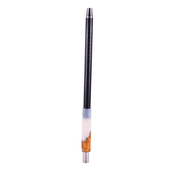 Shisha Mouthpiece - VYRO Penta Carbon Hybrid - White 30cm