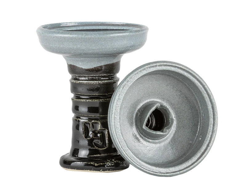 Bowl / Head HookahJohn - Ferris Jet Fuel (Black bottom & Gray top)