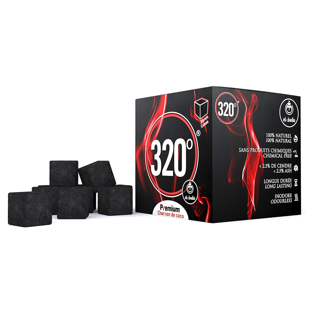 Charcoal Premium Coconut 320 26mm - 1kg
