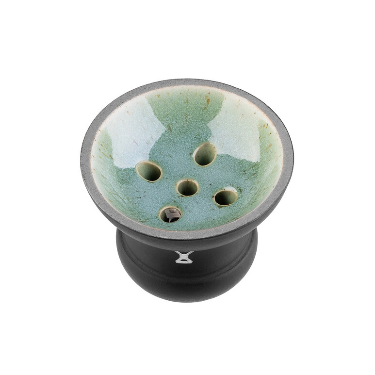Bowl / Head Alpha Hookah - Doll (Black&Green)