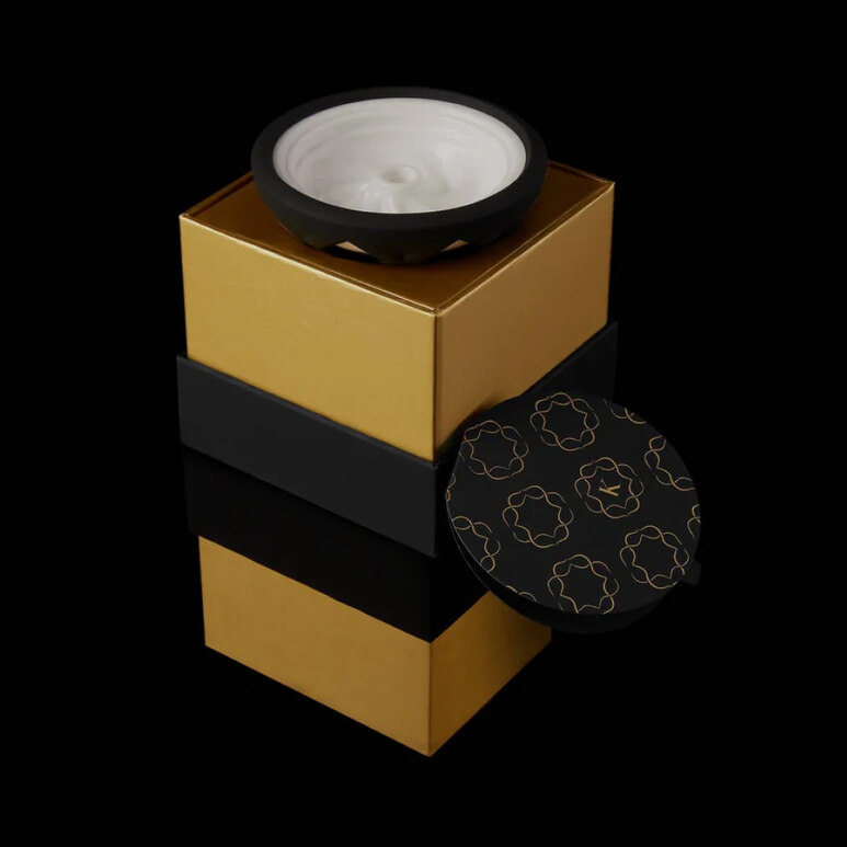 Bowl / Head Kaloud - Samsaris Lapis v.2 (Black SI, White CER) KSLBW03