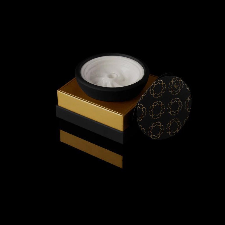 Bowl / Head Kaloud - Krysalis Edition Samsaris Lapis (Black SI, White CER, for v.1+) KKSLBW01-L1
