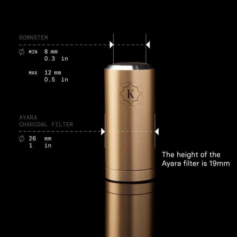 Filter Pod Kaloud - Ayara Adaptor (Small, Black) KAYFHANI-S-01