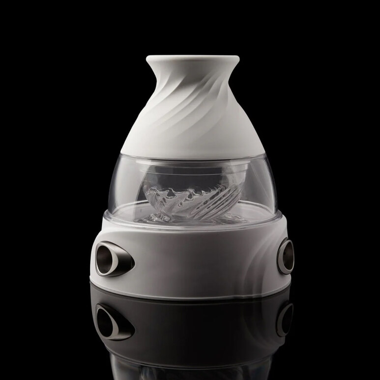 Hookah Kaloud - Krysalis Eltheria (White Complete System With Lotus v.3) KKEWBNDL-03-B