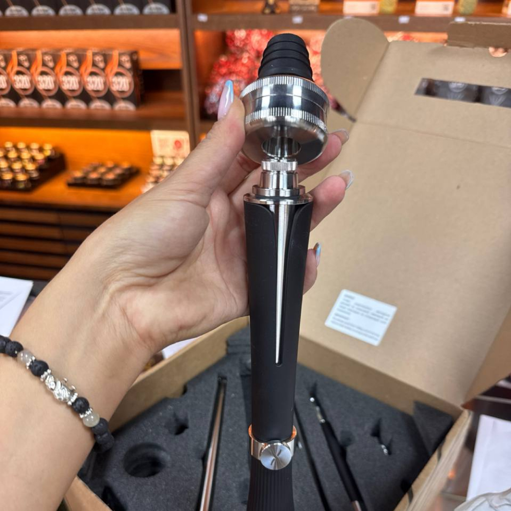 Hookah Hoob Enzo (Black / SS components / with Flask)