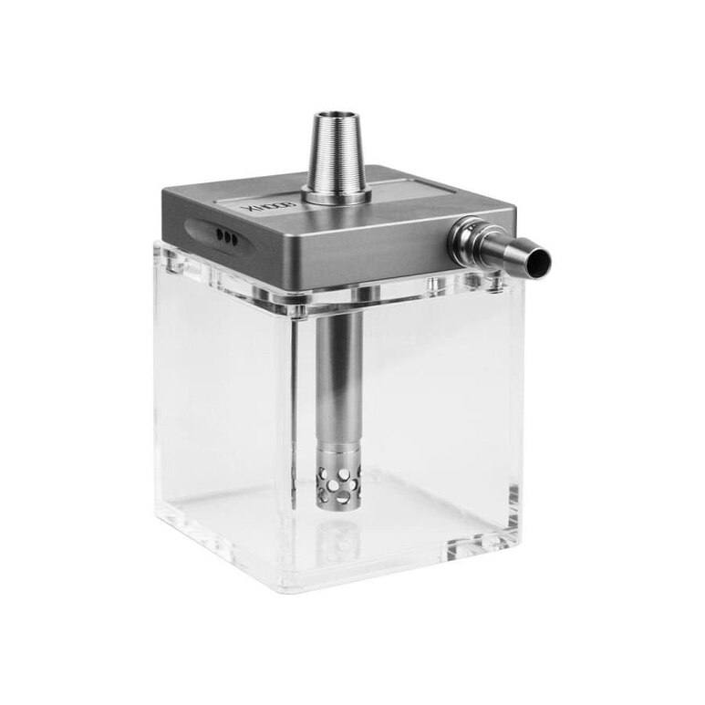 Hookah Hoob - subAtom (Gray / SS components / Transparent Flask)