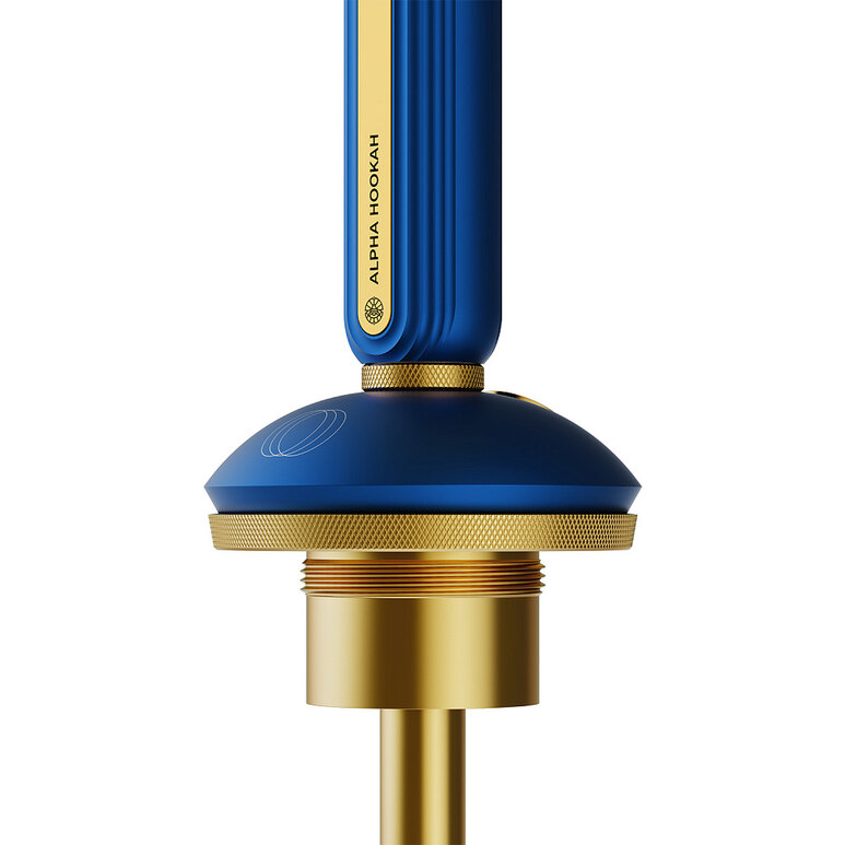 Hookah Alpha Hookah - Echo Gold (Sapphire Blue)