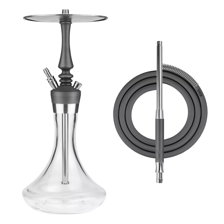 Hookah Hoob - Mars Mini Pro (Gray / SS components / with Flask)