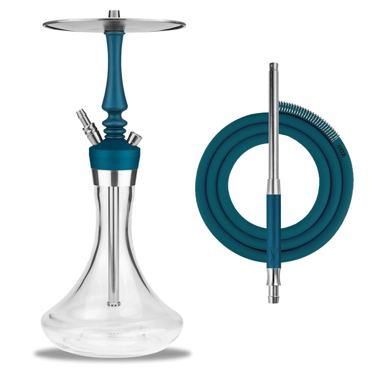 Hookah Hoob - Mars Mini Pro (Blue / SS components / with Flask)