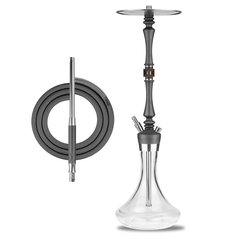 Hookah Hoob - Mars Pro (Gray / SS components / with Flask)