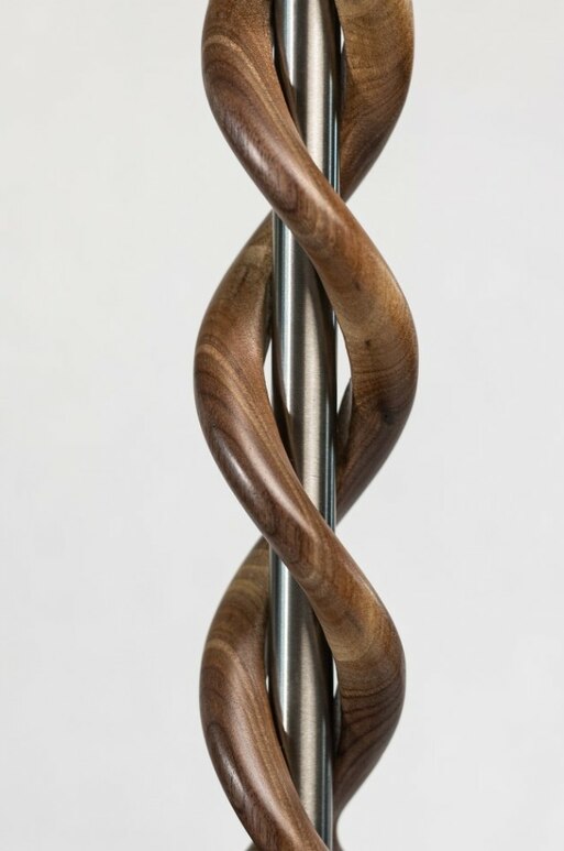 Hookah Snake Shisha Double Spiral Merbau