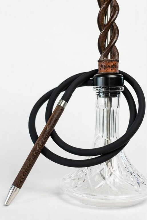 Hookah Snake Shisha Triple Spiral Wenge
