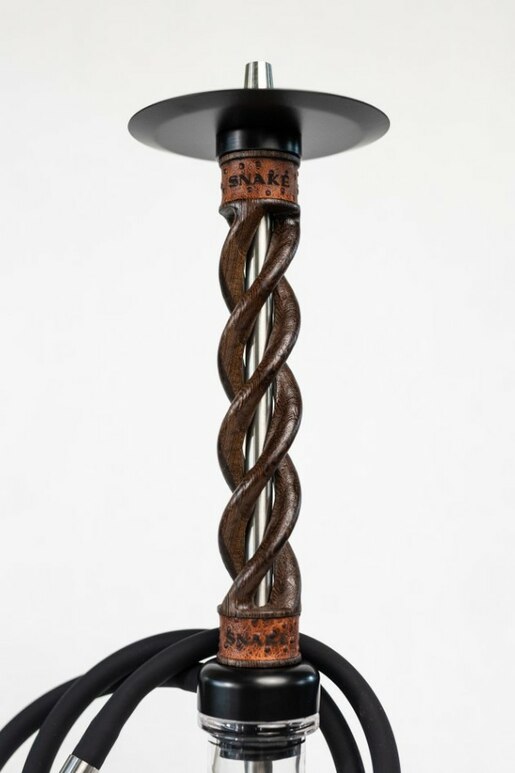 Hookah Snake Shisha Triple Spiral Wenge