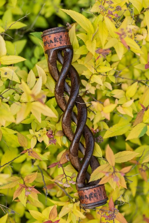 Hookah Snake Shisha Triple Spiral Wenge