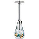 Hookah Desvall Classic 3 Stainless Steel - Bubbles Brown Green