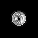 Bowl / Head Kaloud - Krysalis Edition Samsaris Argis (Black SI, Silver AL, for v.1 and v.2) KKSAR01-L2