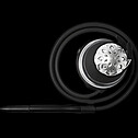 Hookah Kaloud - Krysalis Calix (Full Set In Black With Lotus v.3) KKCLXBLB-02-L3