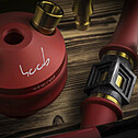 Hookah Hoob - Mars Pro (Red / Gold components / with Flask)