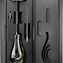 Hookah Desvall Classic 5 Titanium - Bubbles Pink Green