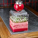 Hookah Hoob - Atom (Gray / SS components / Transparent Flask)