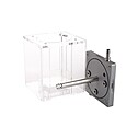 Hookah Hoob - Atom (Gray / SS components / Transparent Flask)
