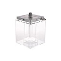Hookah Hoob - Atom (Gray / SS components / Transparent Flask)