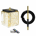 Hookah Hoob - Atom (Black / Gold components / Golden Flask)