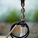 Hookah Snake Shisha Double Spiral Purple Walnut