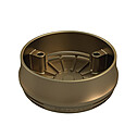 Shisha Heat Management System Zeppelin Titanium Gold Matte