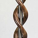 Hookah Snake Shisha Double Spiral Merbau